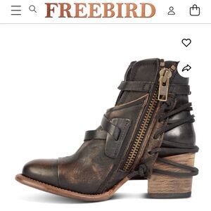 Freebird Crue leather booties